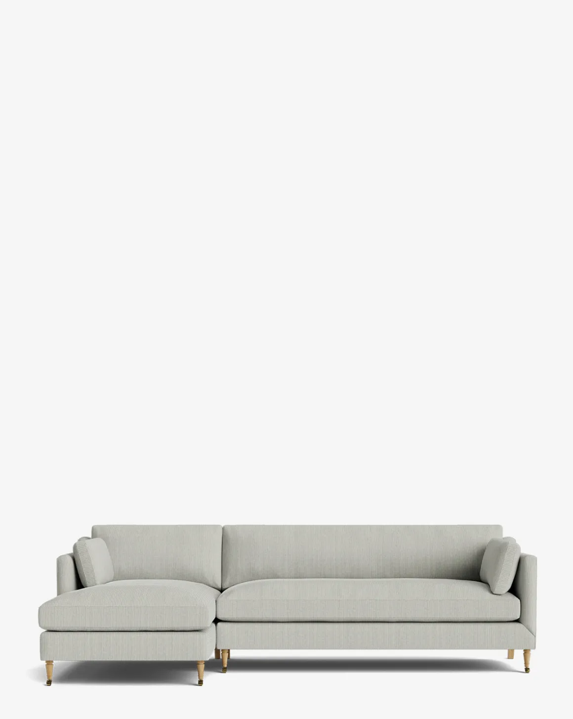 Haverford Upholstered Left Chaise Sectional 113"