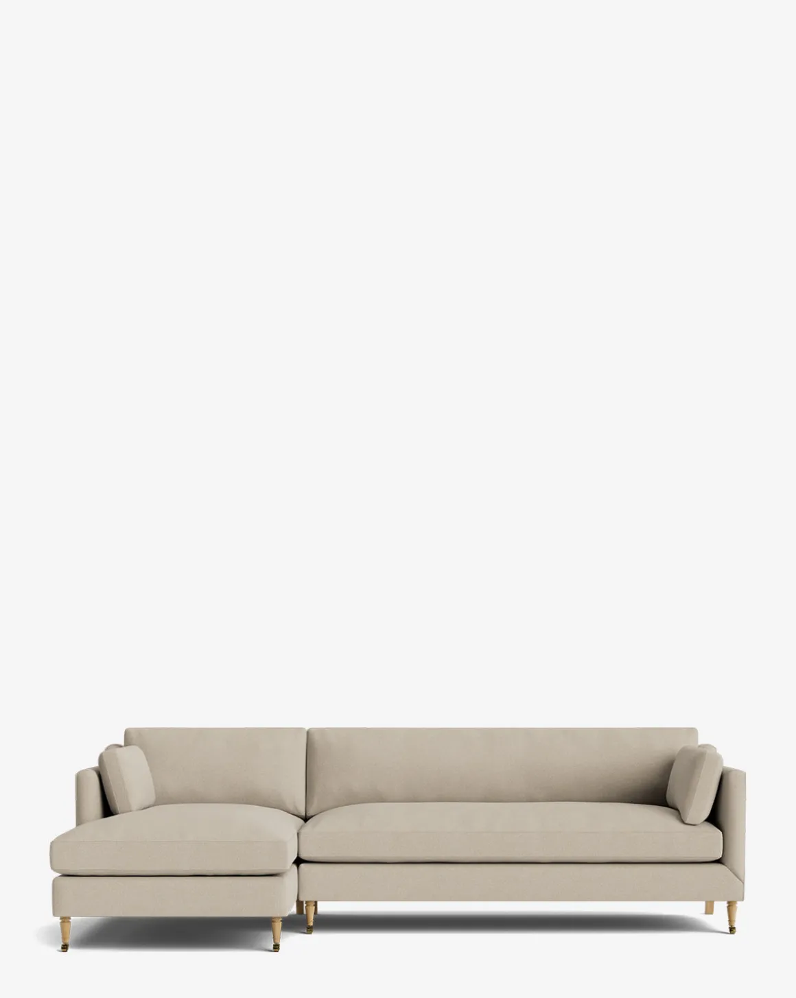 Haverford Upholstered Left Chaise Sectional 113"