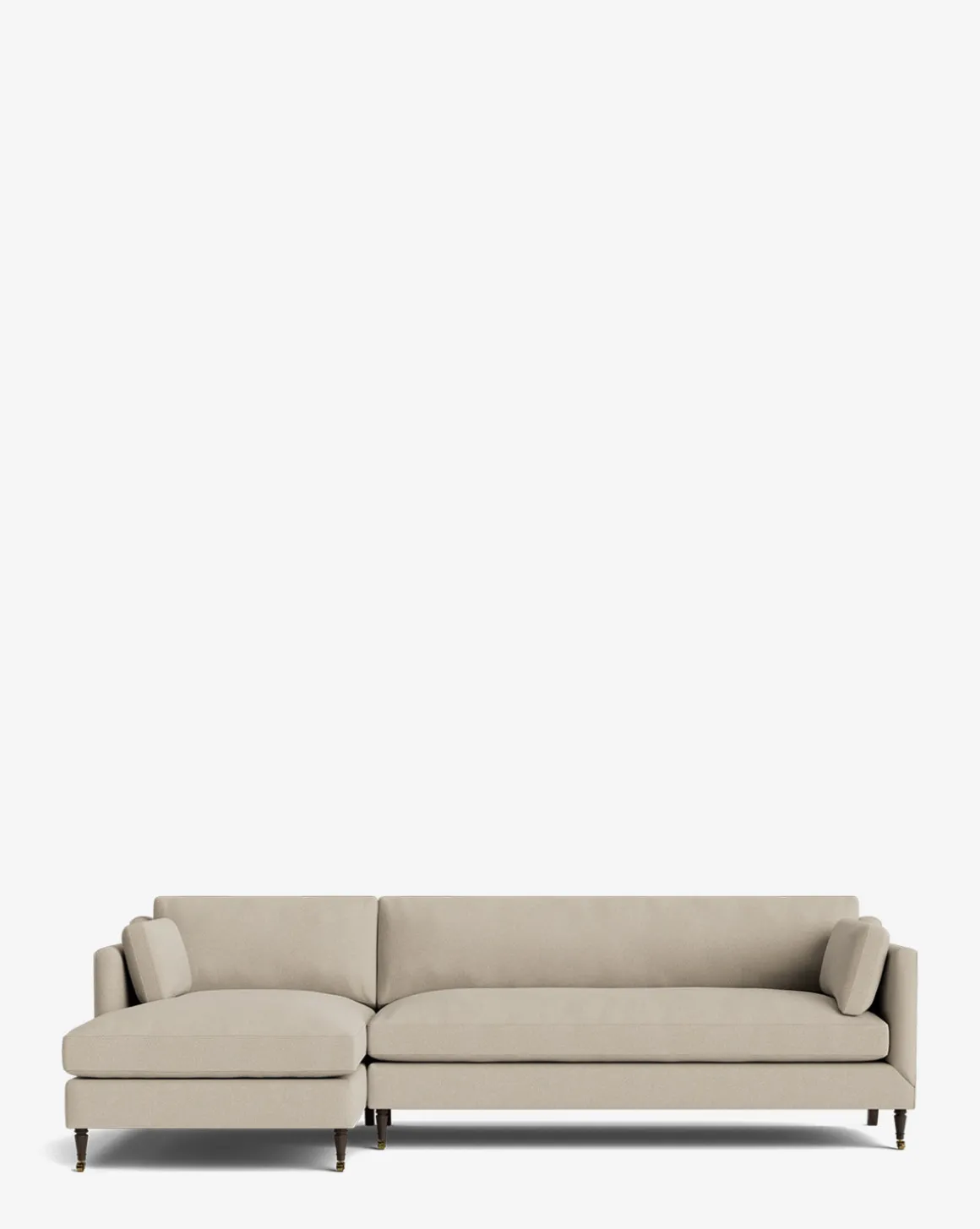Haverford Upholstered Left Chaise Sectional 113"