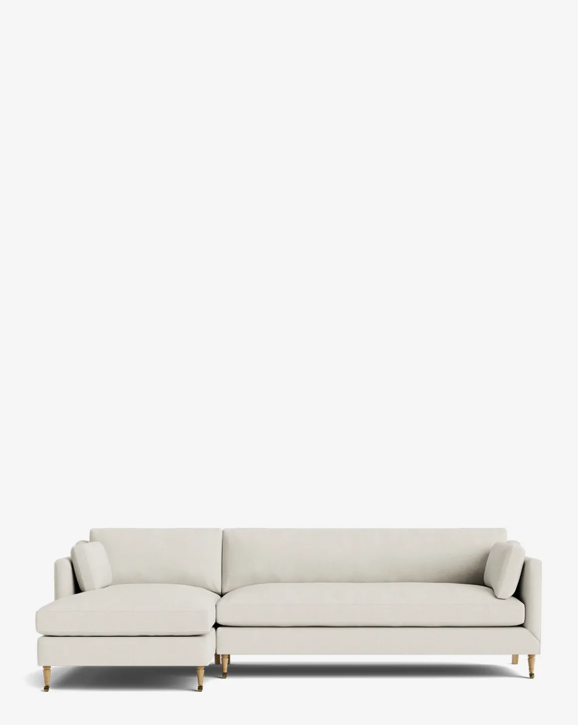 Haverford Upholstered Left Chaise Sectional 113"