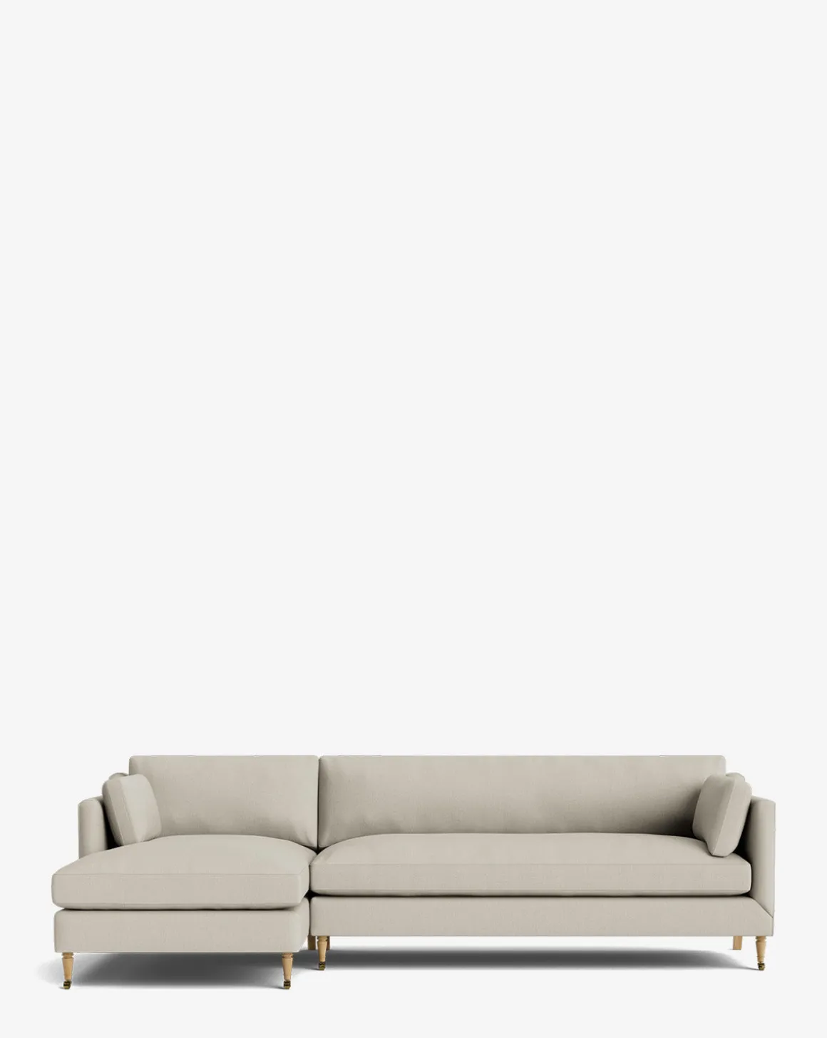 Haverford Upholstered Left Chaise Sectional 113"