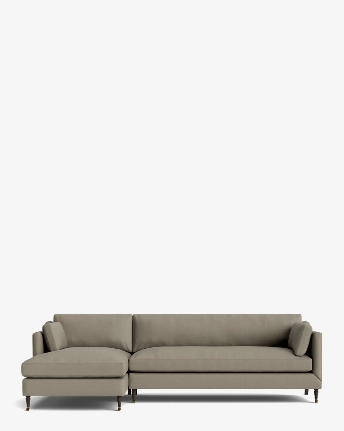 Haverford Upholstered Left Chaise Sectional 113"