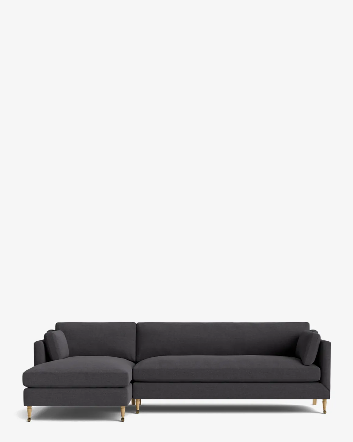 Haverford Upholstered Left Chaise Sectional 113"
