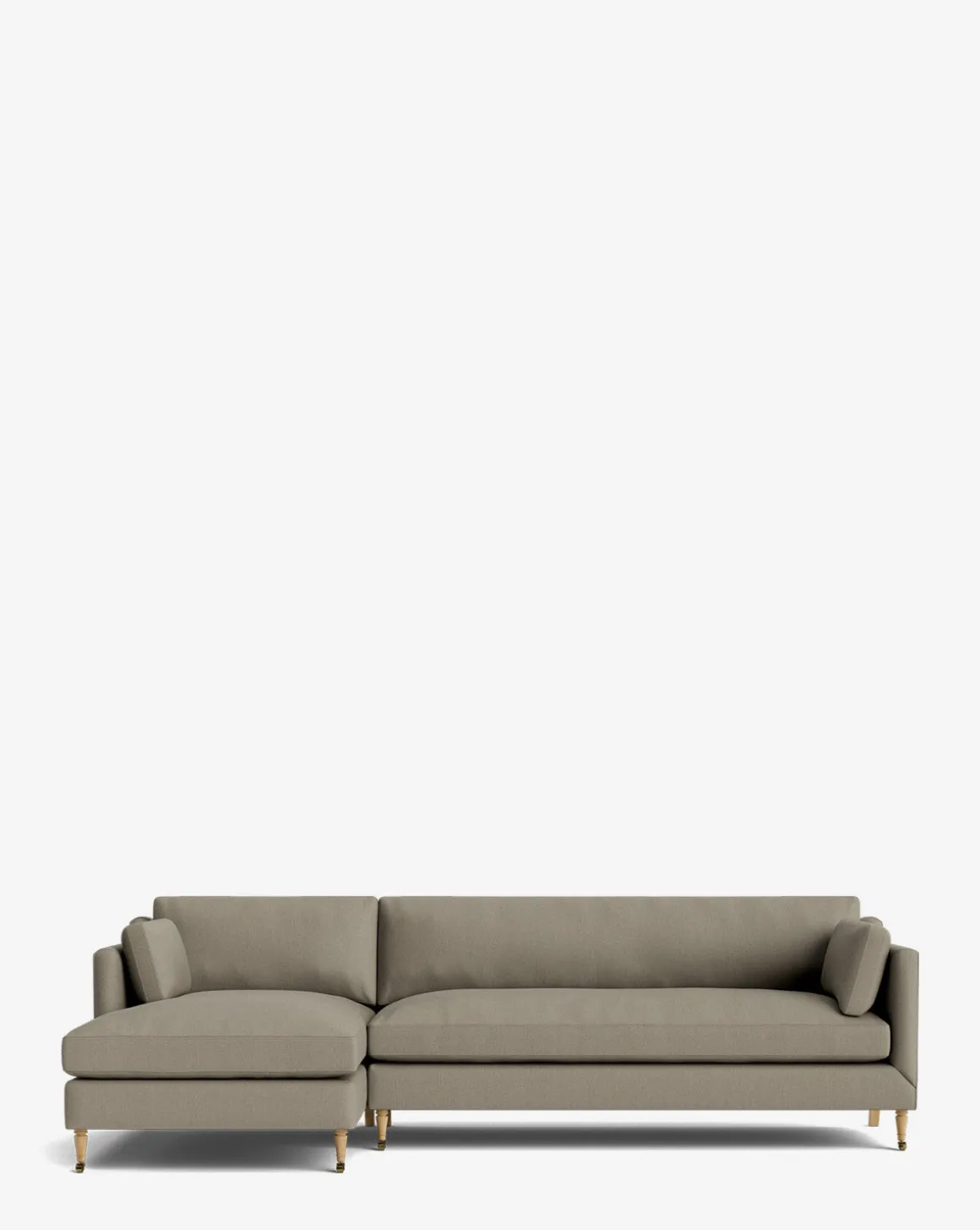 Haverford Upholstered Left Chaise Sectional 113"