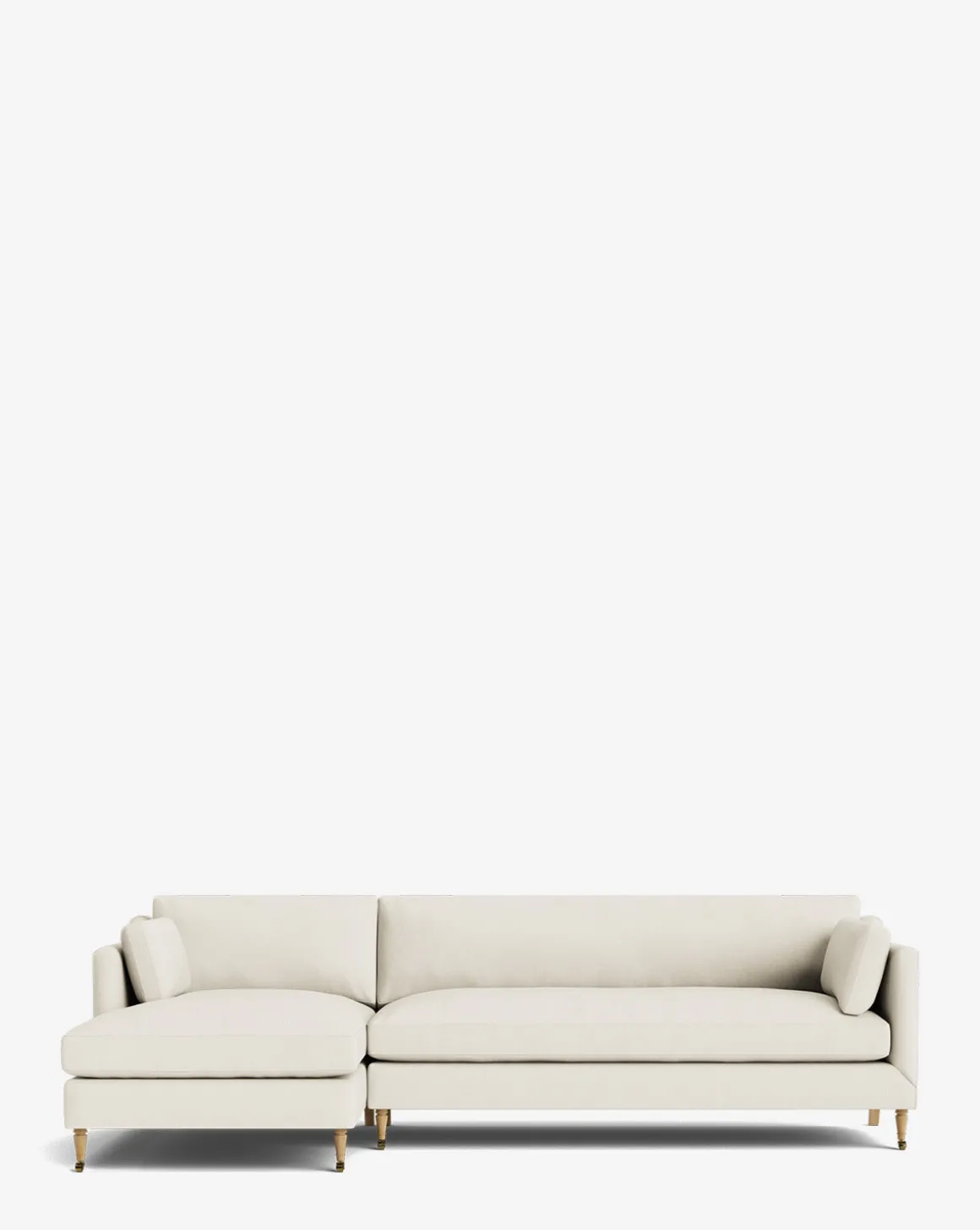 Haverford Upholstered Left Chaise Sectional 113"