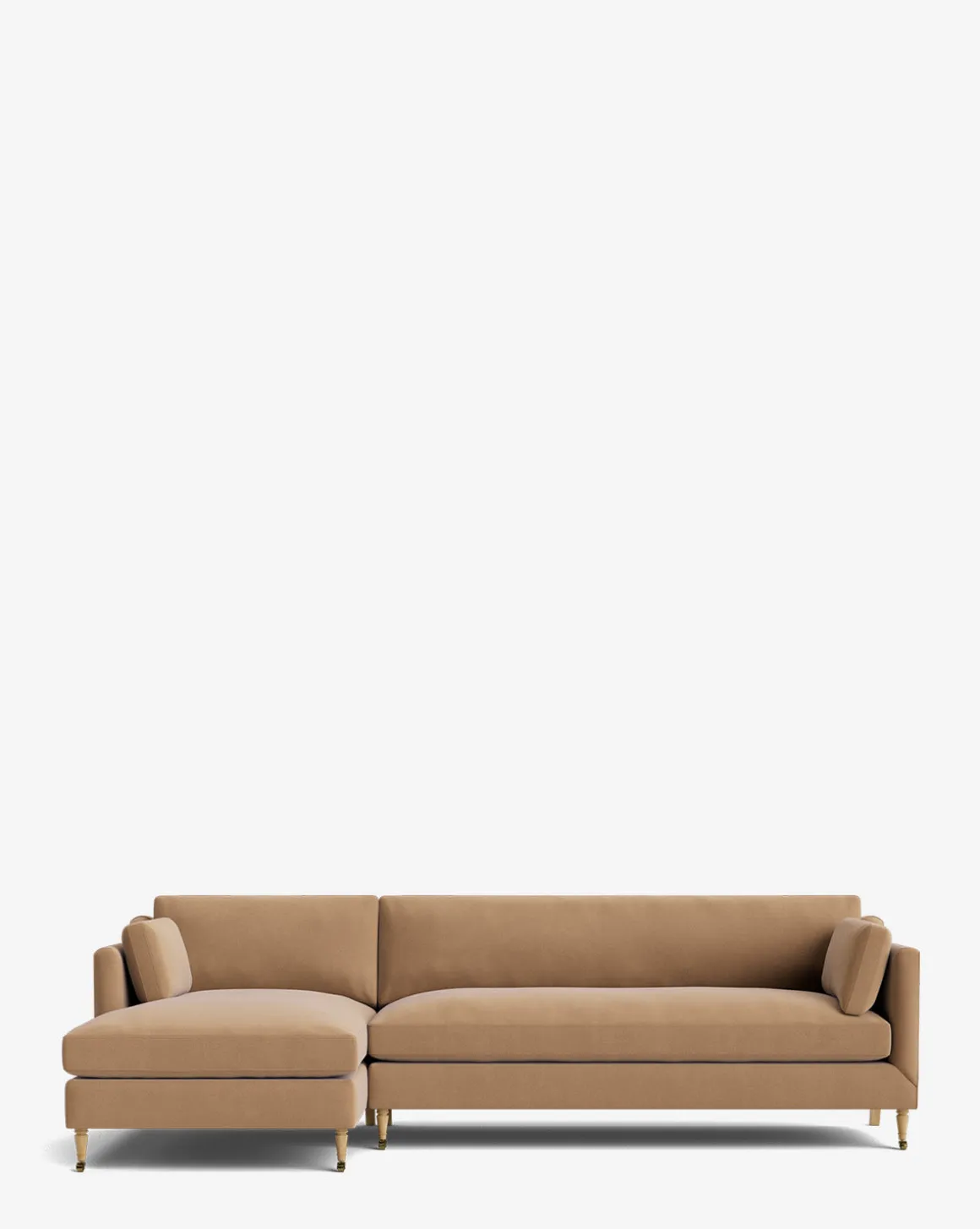 Haverford Upholstered Left Chaise Sectional 113"