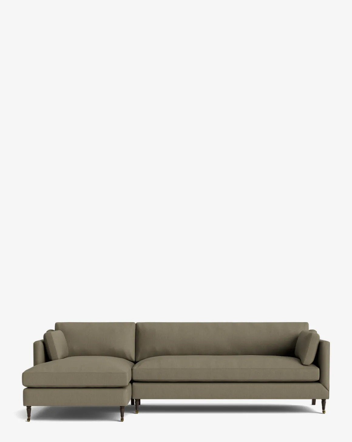 Haverford Upholstered Left Chaise Sectional 113"
