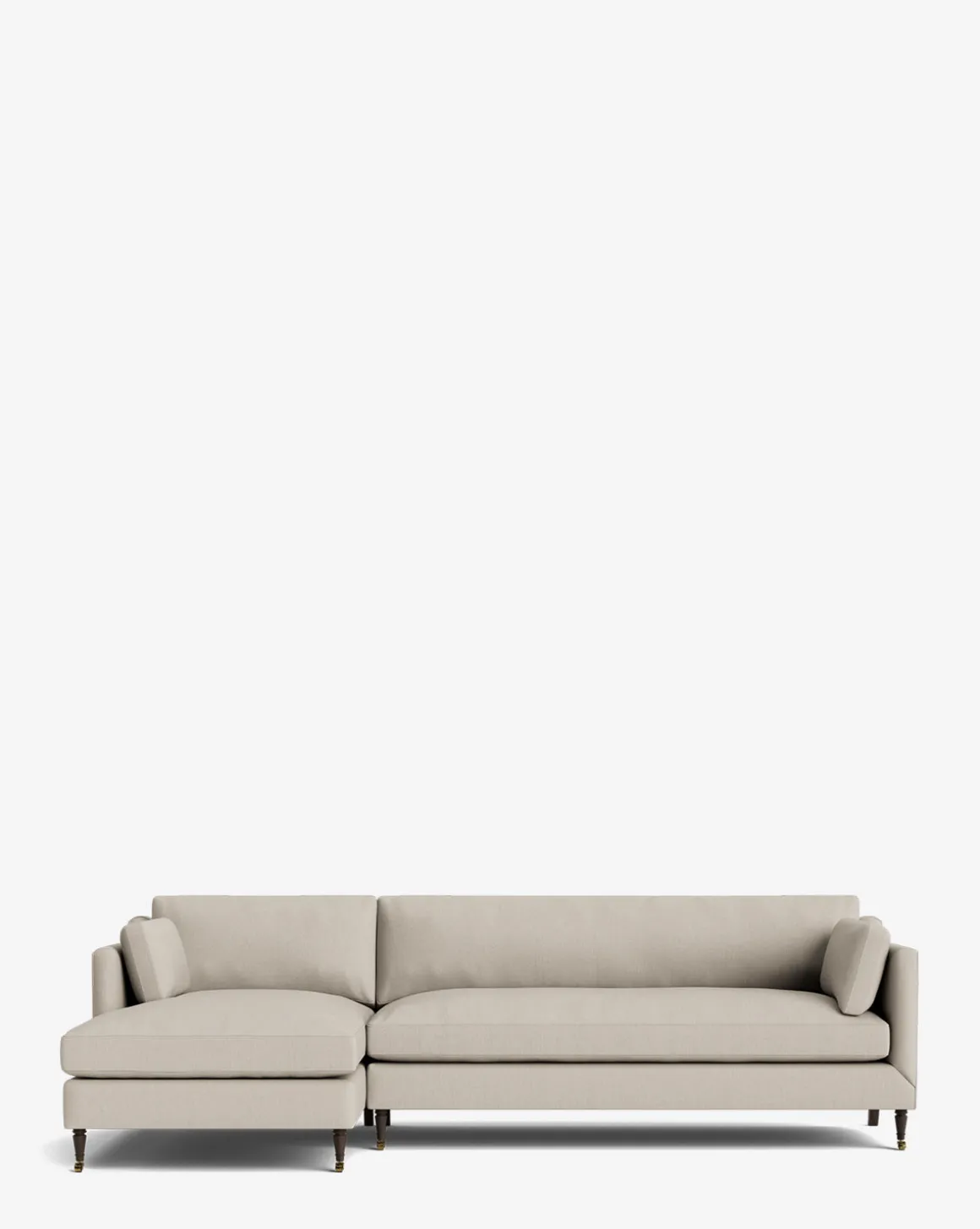 Haverford Upholstered Left Chaise Sectional 113"