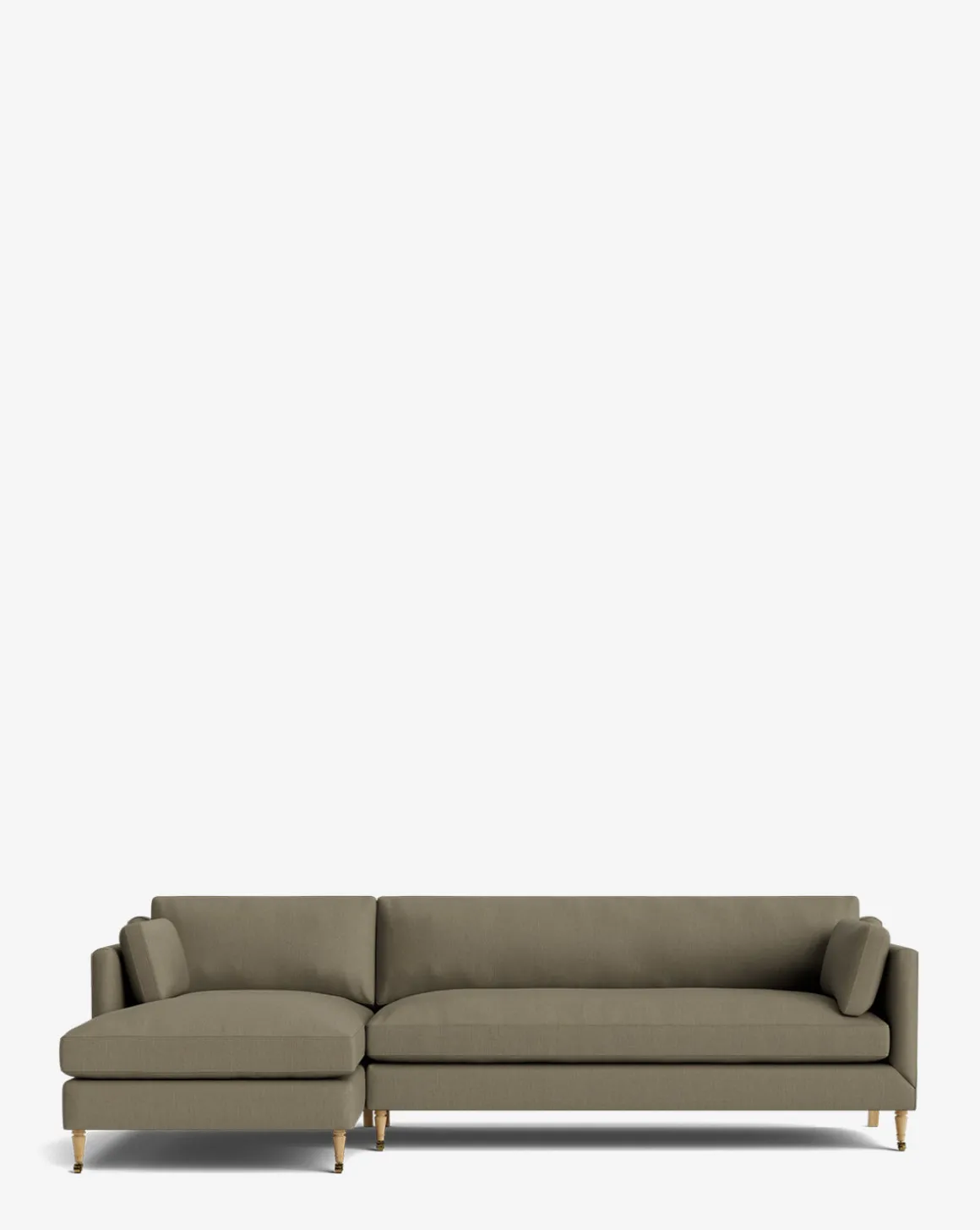 Haverford Upholstered Left Chaise Sectional 113"