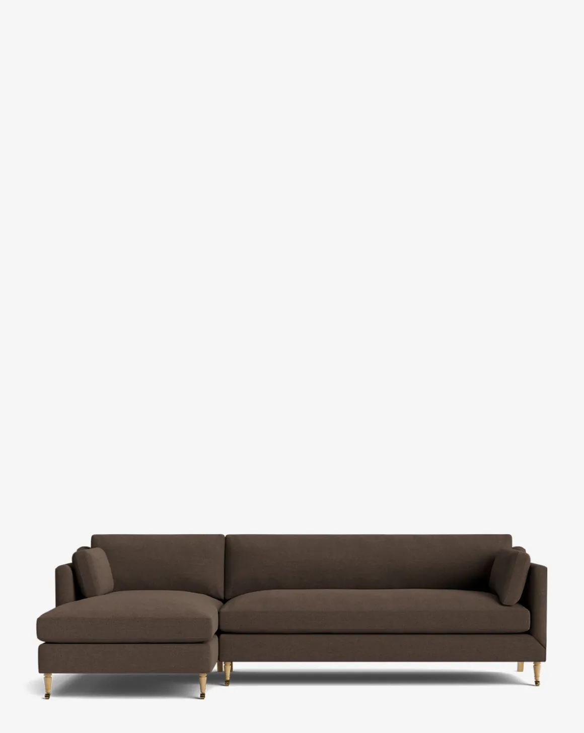 Haverford Upholstered Left Chaise Sectional 113"