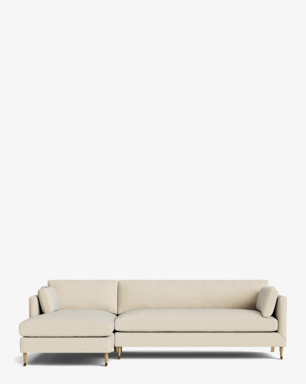 Haverford Upholstered Left Chaise Sectional 113"