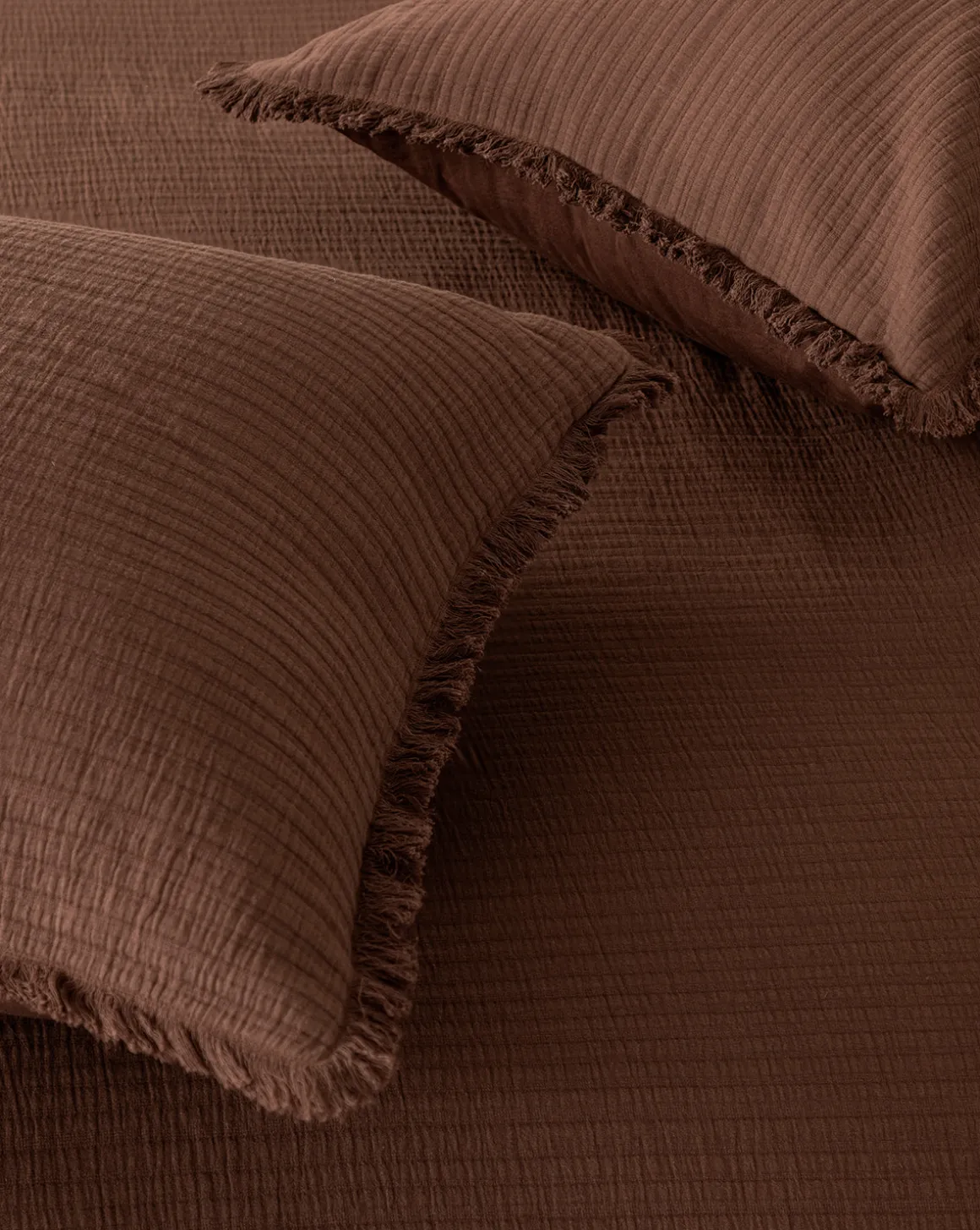 Hendricks Chocolate Cotton Shams (Set of 2)