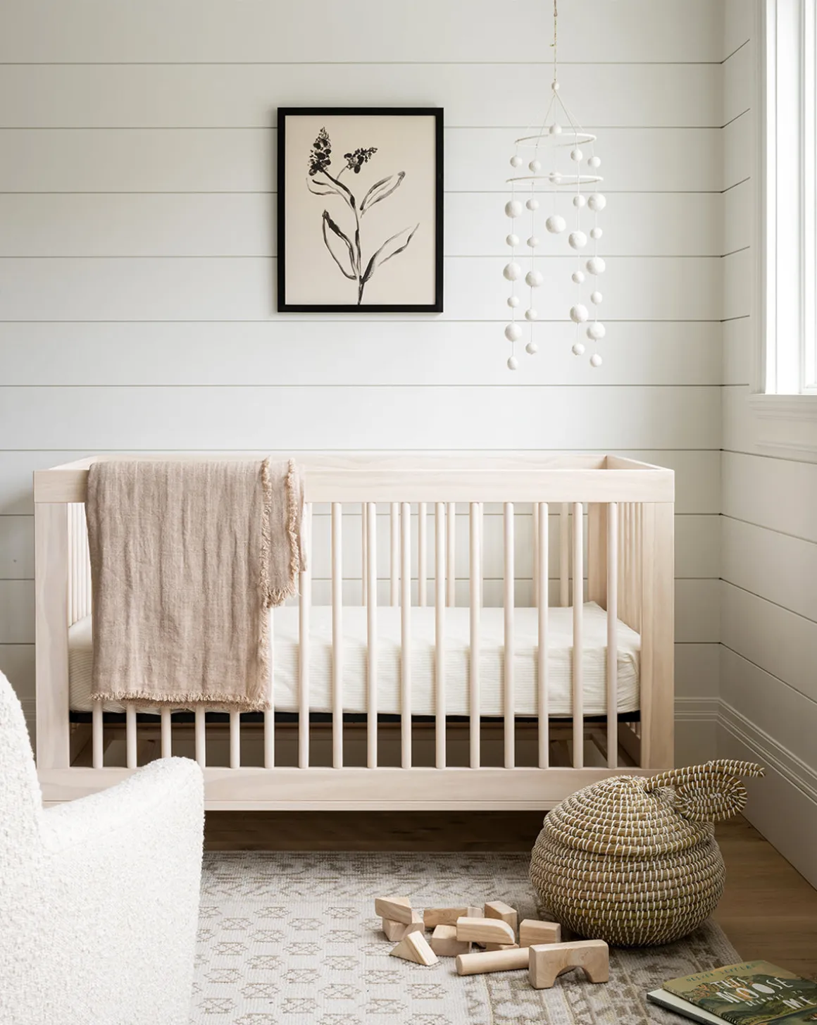 Hudson Convertible Crib with Toddler Bed Conversion Kit