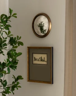 Juliette Convex Antiqued Mirror