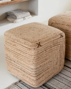 Kelvin Woven Ottoman