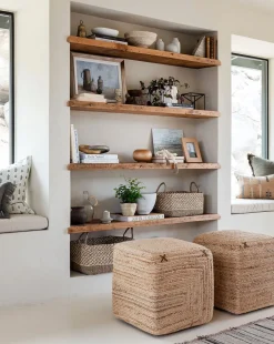 Kelvin Woven Ottoman