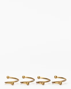 Kinne Metal Napkin Rings (Set of 4)