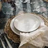 Lace Trim Napkins (Set of 4)