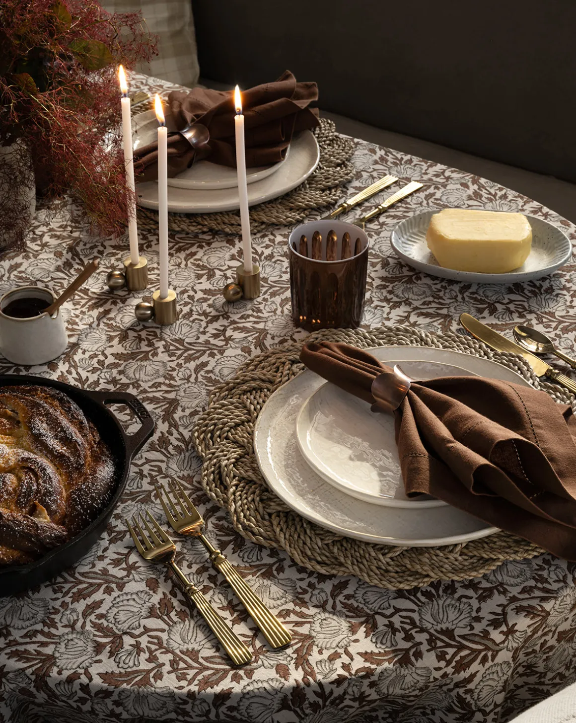 Lannister Block Print Tablecloth