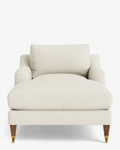Lucille English Roll Arm Chaise Lounge