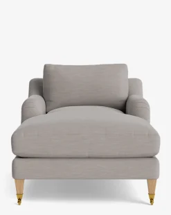 Lucille English Roll Arm Chaise Lounge