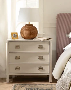 Mackenna White Oak Nightstand