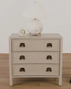 Mackenna White Oak Nightstand