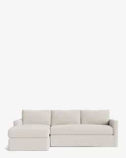 Macy Slipcover Chaise Sectional 101