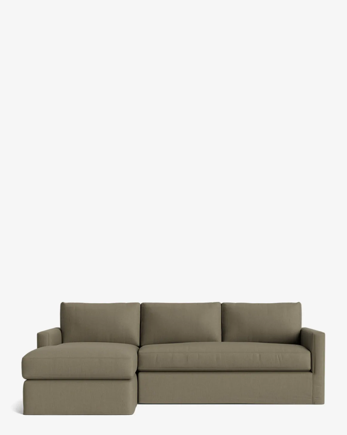 Macy Slipcover Chaise Sectional 101"