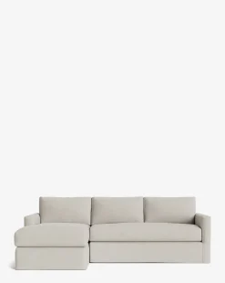 Macy Slipcover Chaise Sectional 101