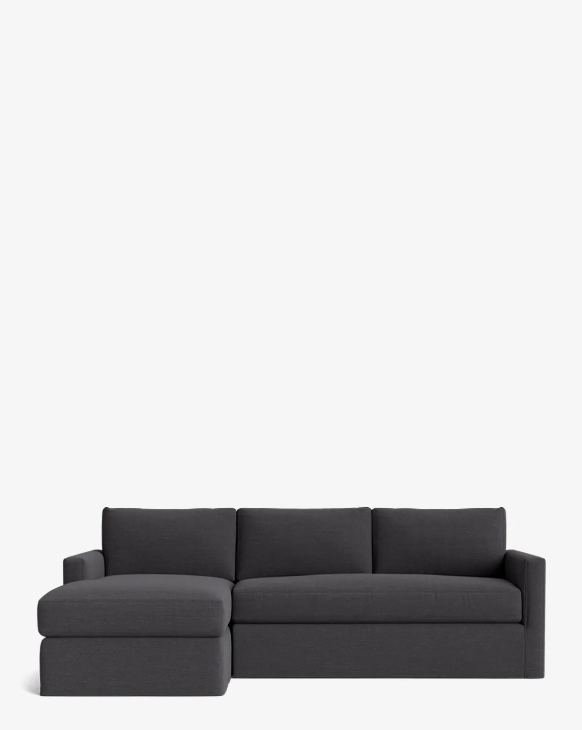 Macy Slipcover Chaise Sectional 101"