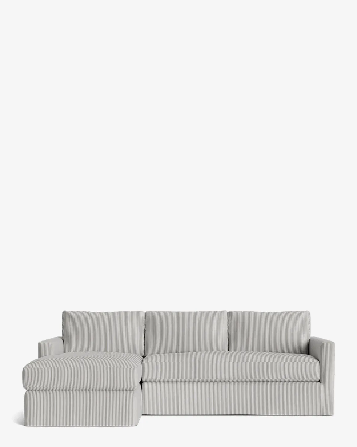 Macy Slipcover Chaise Sectional 101"