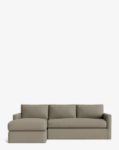 Macy Slipcover Chaise Sectional 101