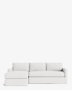 Macy Slipcover Chaise Sectional 101