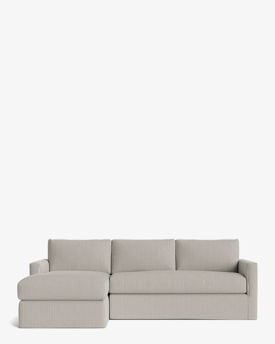 Macy Slipcover Chaise Sectional 101"