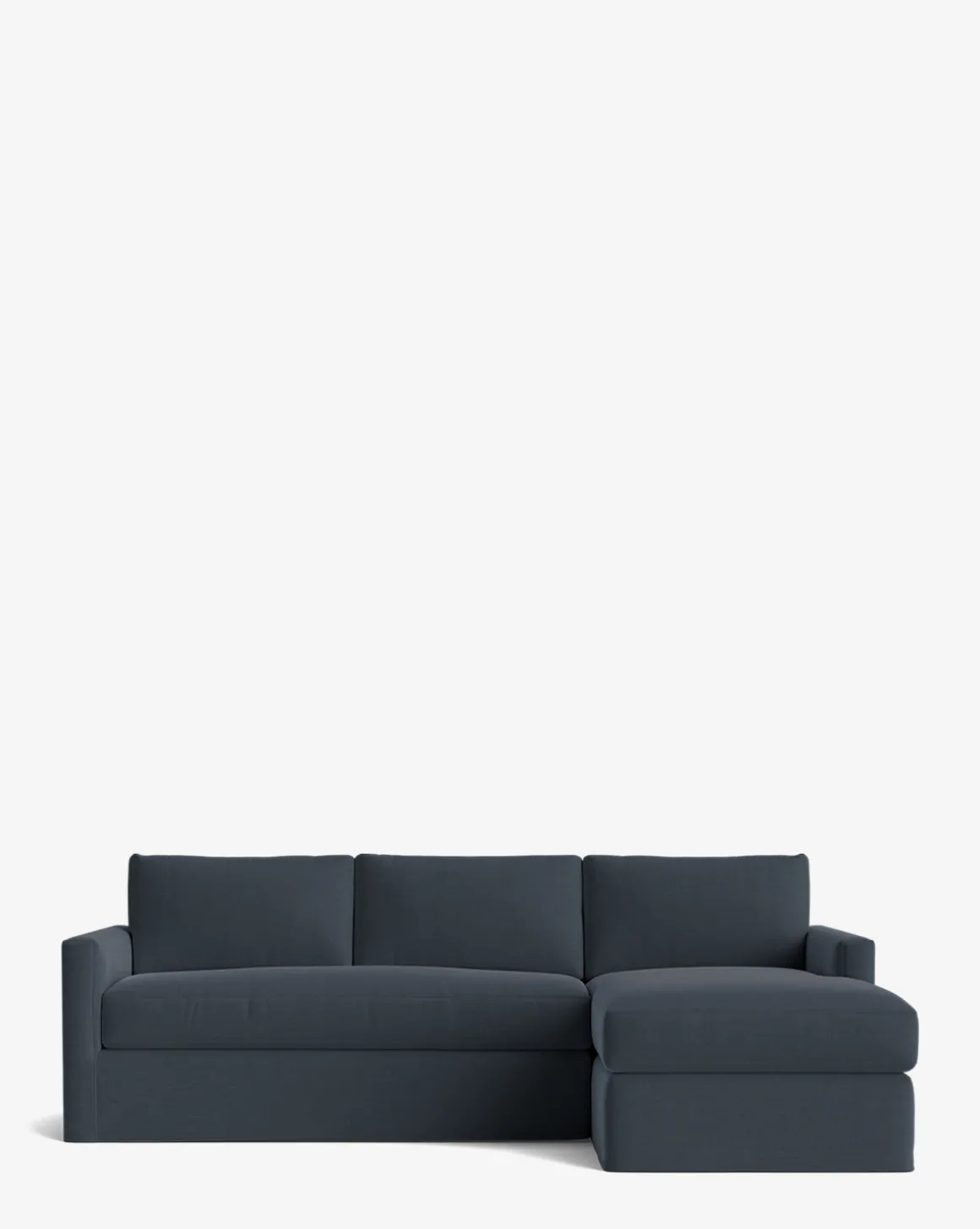 Macy Slipcover Chaise Sectional 101"