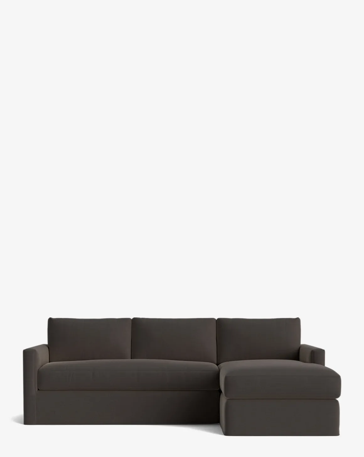 Macy Slipcover Chaise Sectional 101"