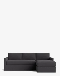 Macy Slipcover Chaise Sectional 101