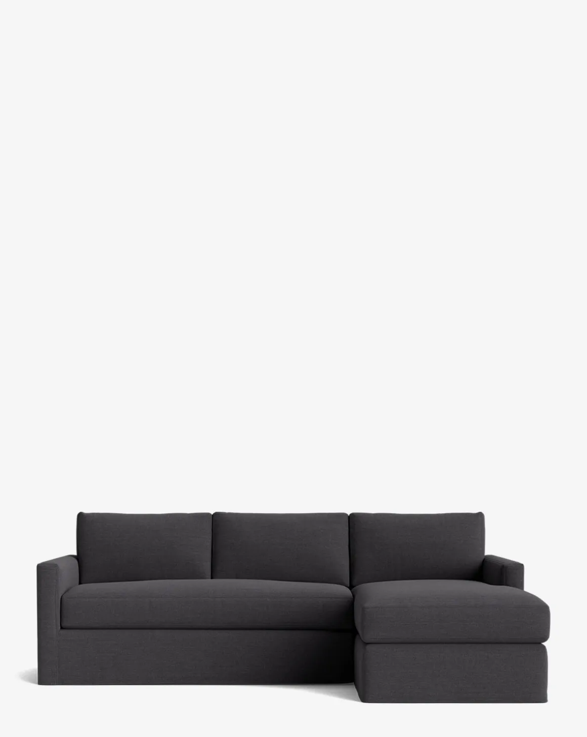 Macy Slipcover Chaise Sectional 101"