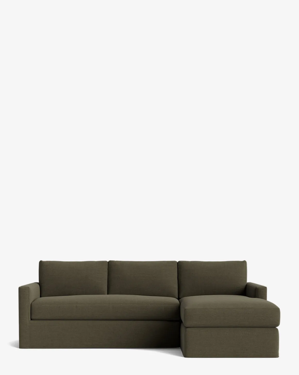 Macy Slipcover Chaise Sectional 101"