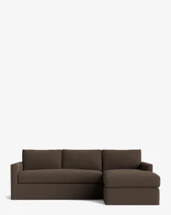 Macy Slipcover Chaise Sectional 101