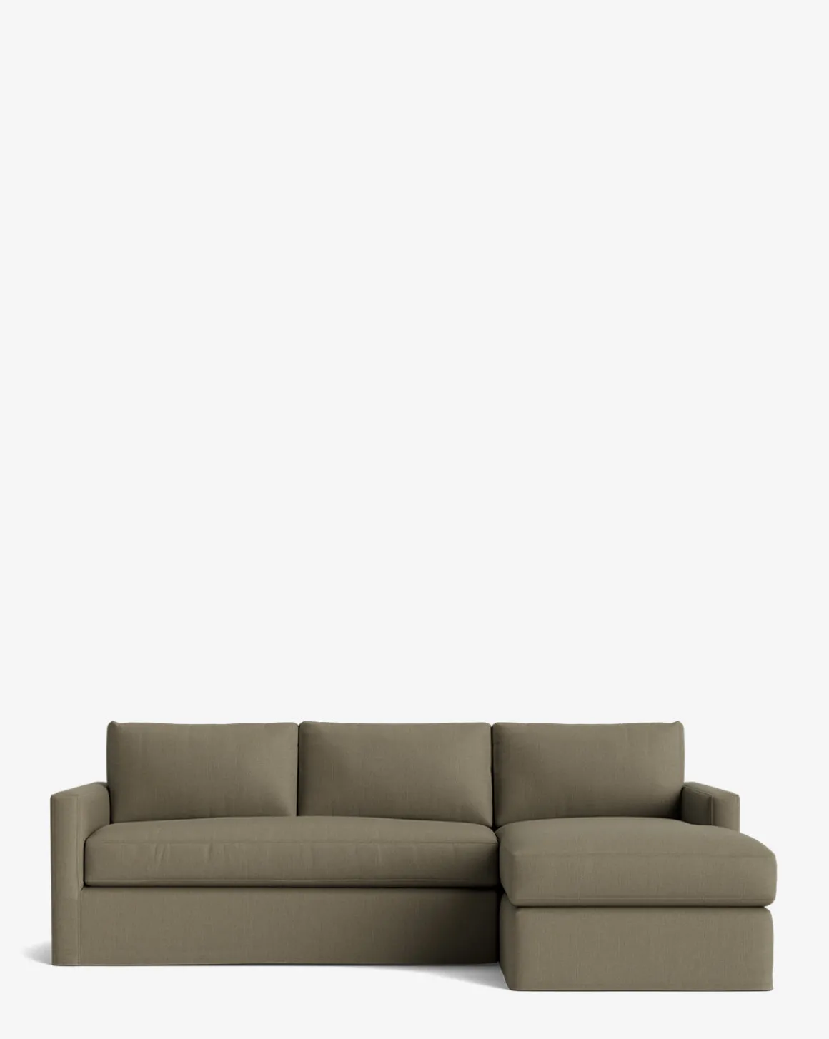 Macy Slipcover Chaise Sectional 101"