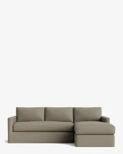 Macy Slipcover Chaise Sectional 101