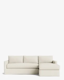 Macy Slipcover Chaise Sectional 101
