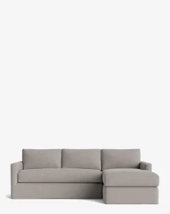 Macy Slipcover Chaise Sectional 101