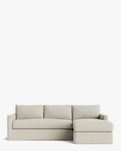 Macy Slipcover Chaise Sectional 101