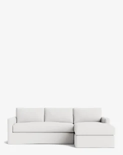 Macy Slipcover Chaise Sectional 101