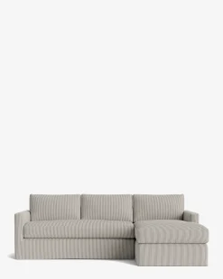 Macy Slipcover Chaise Sectional 101