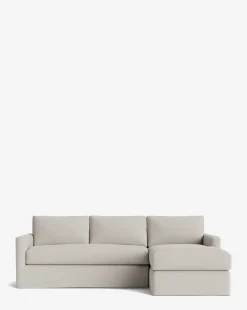 Macy Slipcover Chaise Sectional 101