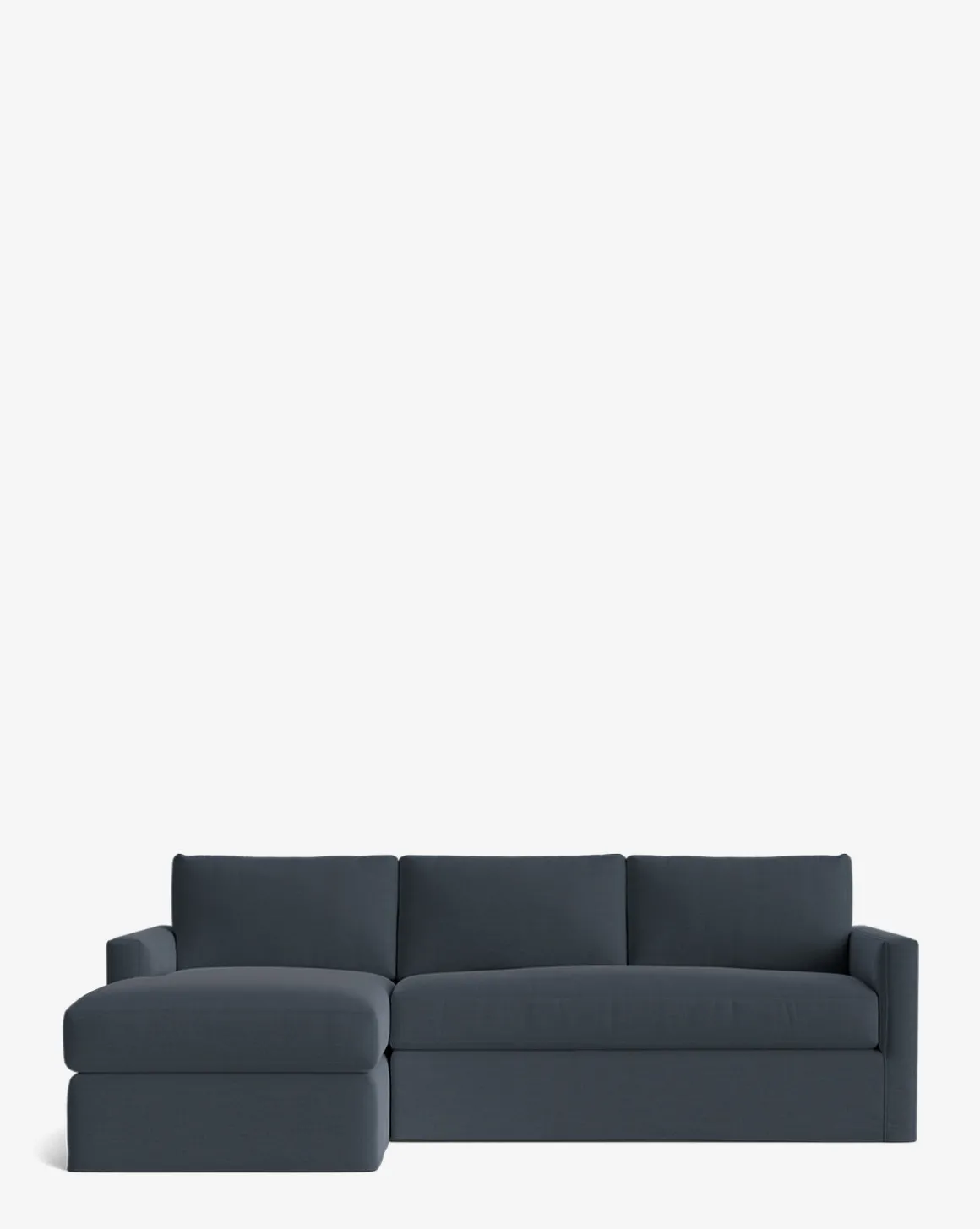 Macy Slipcover Chaise Sectional 101"